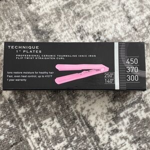 FHI ceramic tourmaline straightener 1” plates